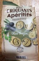 Les croquants apéritifs olive origan