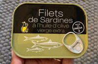 Filets de sardines à l’huile d’olive vierge extra