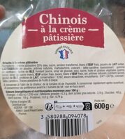 Chinois à la crème pâtissière