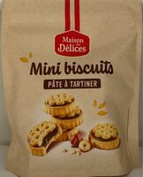 Mini biscuits pâte à tartiner