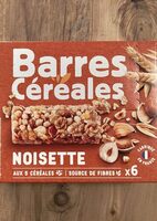 Barres céréales noisette