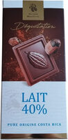 Dégustation lait 40%