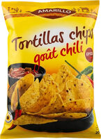 Tortillas chips goût chili