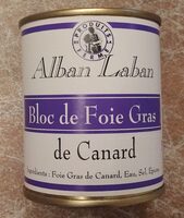 Bloc de foie gras de canard