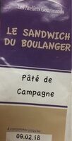 Sandwich pate de campagne