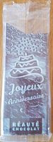 Carte Message Décorée Joyeux Anniversaire Chocolat au Lait