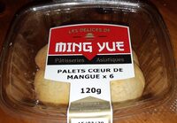 Palet cœur de mangue ×6