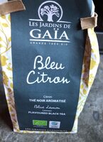 Bleu citron  thé noir aromatisé