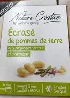 Ecrase de pommes de terre aux adperges vertes et parmesan