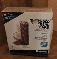 Choco cereal bars noix de coco