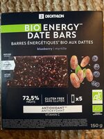 Bio energy date bars blueberry