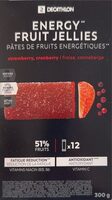 ENERGY FRUIT JELLIES X12 Strawberry