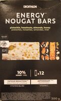 Energy nougat bars x12