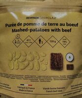 Purée de pomme de terre au boeuf