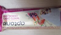 Barres cereales chocolat blanc fruits rouges