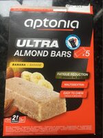 Ultra Almond Barre Banane, pâte d'amandes