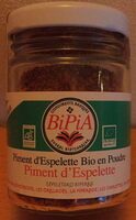 Piment d'espelette AOP BIO