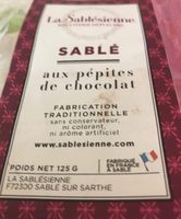 Sablé aux pépites de chocolat