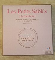 Les petits sablés à la framboise