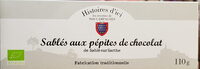 Sablés pepites de chocolat