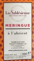 Meringues à l’abricot
