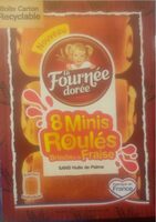 8 minis Roulés Brioche a la fraise