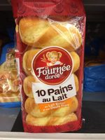 10 pains au lait - lait entier et oeufs frais
