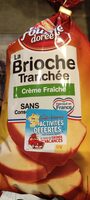 Brioche tranchée crème fraîche