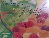 Gelees aux jus de fruits