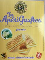Apérigaufres Fourrées Chèvre Romarin