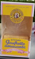 La véritable gaufrette amusante