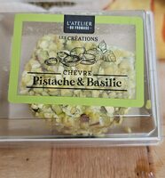 Chèvre pistache et basilic