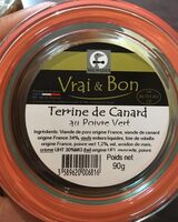Terrine de canard au poivre vert