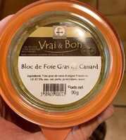 Bloc de foie gras de canard