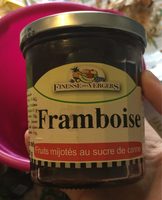 Framboise fruits mijotés au sucre de canne