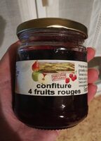 Confiture 4 fruits rouges