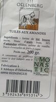 Tuiles aux amandes