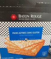 Pain azymes sans gluten