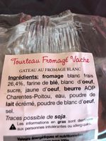 Tourteau Fromagé Vache