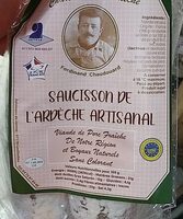 Saucisson de l'Ardèche Artisanal