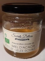 Miel d'acacia et gelée royale bio