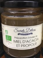 Préparation à base de miel d'acacia et propolis