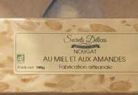 Nougat miel et amandes