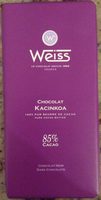 Chocolat noir Kacinkoa 85%