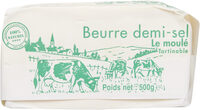 Beurre demi-sel le moulé