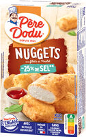 Nuggets aux filets de poulet -25% de sel