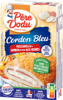 Cordon bleu mozzarella et jambon de dinde aux herbes