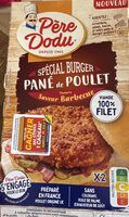 Pané de poulet spécial burger saveur barbecue