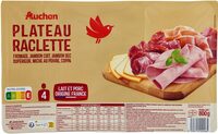 PLATEAU RACLETTEFromage - Jambon cuit - Jambon sec supérieur - Miche au poivre - Coppa