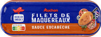Filets de maquereaux sauce escabèche
